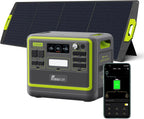 FOSSiBOT F2400 Generator solarny, 2048 Wh LiFePO4 akumulator zapasowy z wyjściami 24000 W AC (4600 W Peak)
