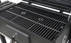 DUŻY GRILL WĘGLOWY XXL REGULOWANY ŻELIWNY RUSZT 78x42,5mm 3 PÓŁKI LUND