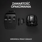 Logitech G29 Driving Force Racing Wheel For Playstation®4, Playstation®3 And Pc, Kierownica Wyścigowa Do Konsoli Playstation I Komputera, Playstation®5/Playstation®4/Playstation®3/Pc - Czarny ,941-000112