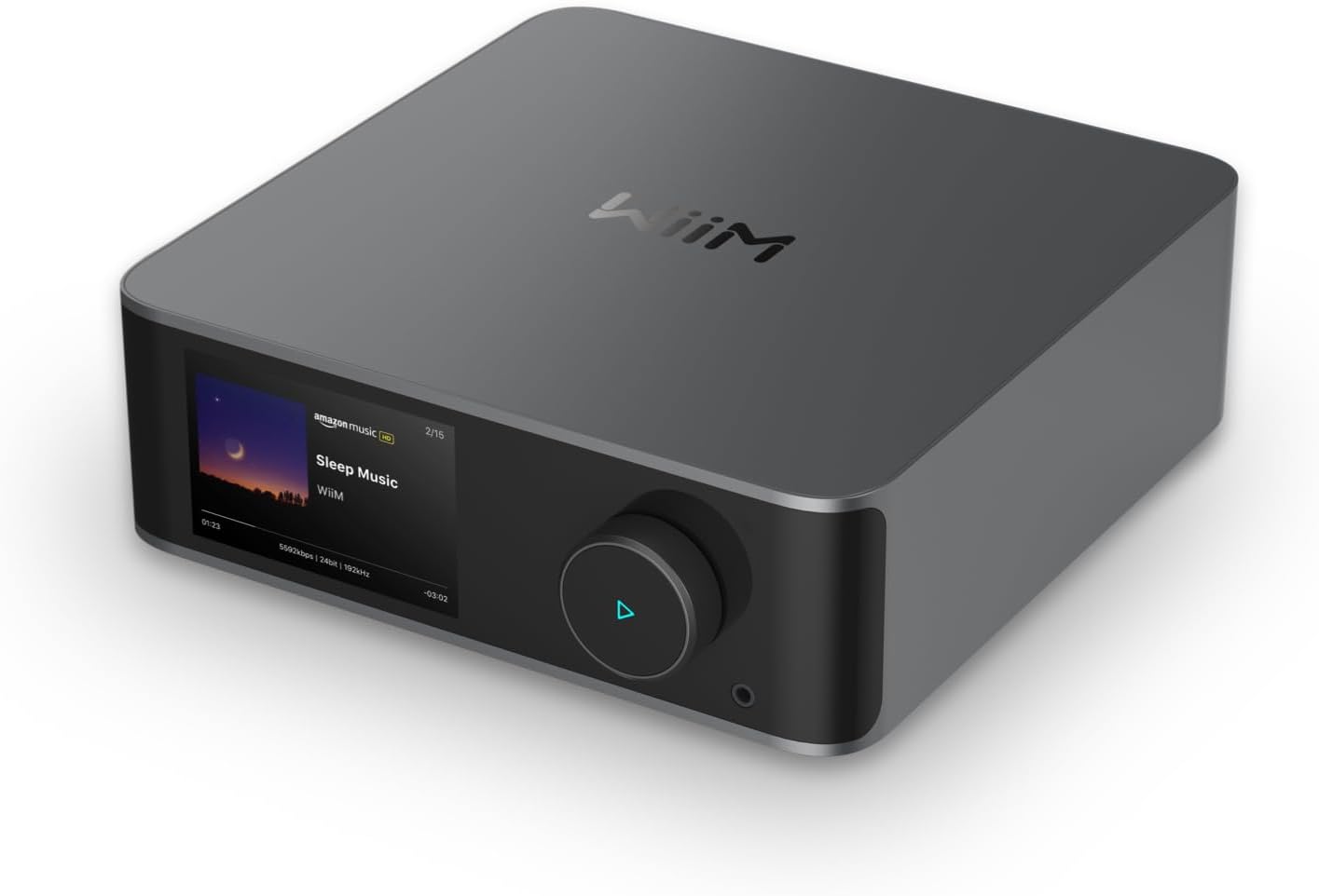 WiiM Ultra Music Streamer & Cyfrowy Przedwzmacniacz | Ekran Dotykowy 3,5",Kompatybilny z GoogleCast&Alexa,Streamuj Spotify,Amazon Music,Tida,HDMI ARC,Wejście Phono,Wyjście Słuchawkowe,kosmiczny szary